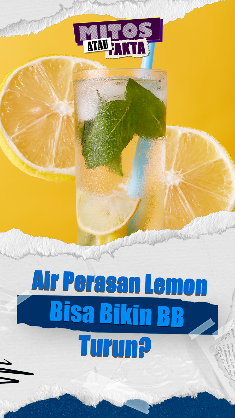 Mitos atau Fakta: Konsumsi Air Lemon Bantu Turunkan Berat Badan