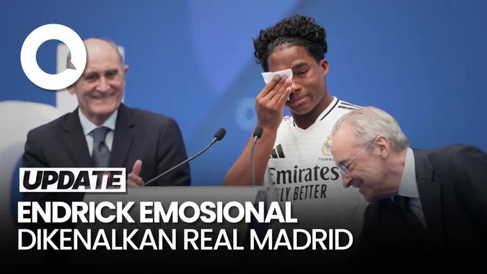 Air Mata Endrick Tak Terbendung di Santiago Bernabeu