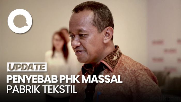 Bahlil Blak-blakan Biang Kerok PHK Massal Pabrik Tekstil