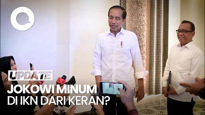 Jokowi Belum Berani Jajal Minum Air dari Keran di IKN