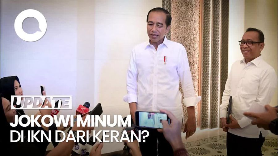 Jokowi Belum Berani Jajal Minum Air dari Keran di IKN