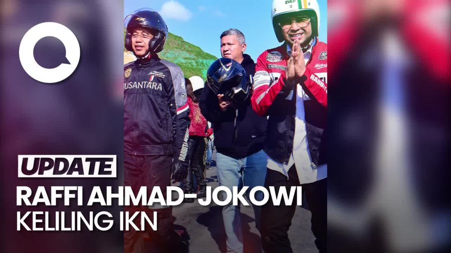 Momen Raffi Ahmad Diajak Keliling IKN Bareng Jokowi