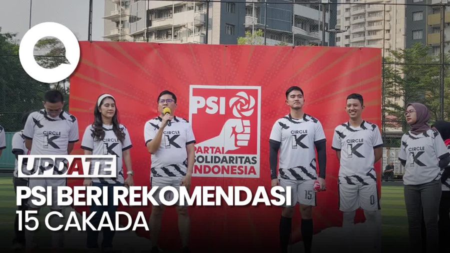 PSI Serahkan Surat Rekomendasi untuk 15 Cakada, Ini Daftarnya