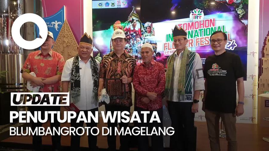 Tanggapan Sandiaga Soal Penutupan Wisata Blumbangroto di Magelang