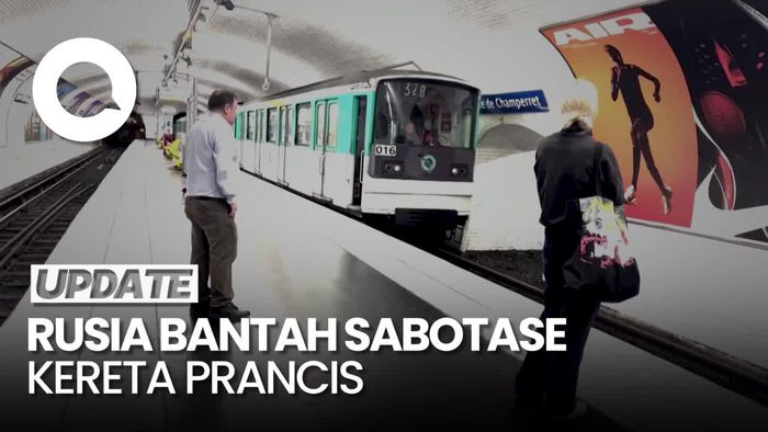 Rusia Bantah Dalangi Sabotase Kereta Prancis Jelang Pembukaan Olimpiade