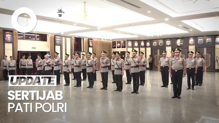 Momen Kapolri Pimpin Sertijab- Korps Kenaikan Pangkat