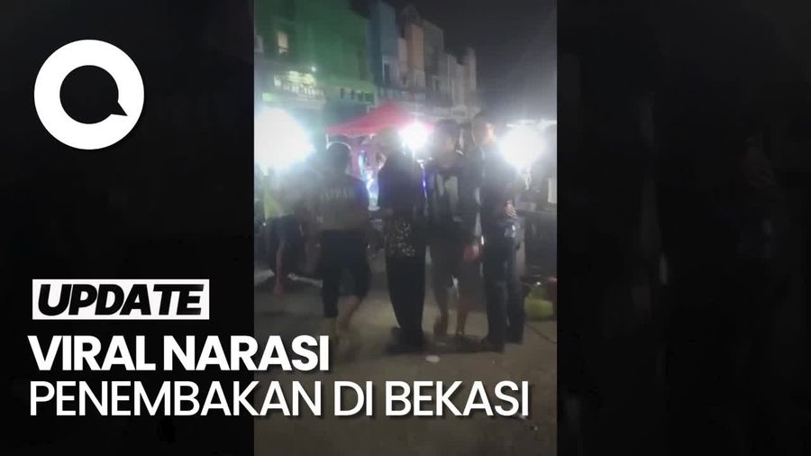 Fakta Video Viral Dinarasikan Penembakan di Bekasi