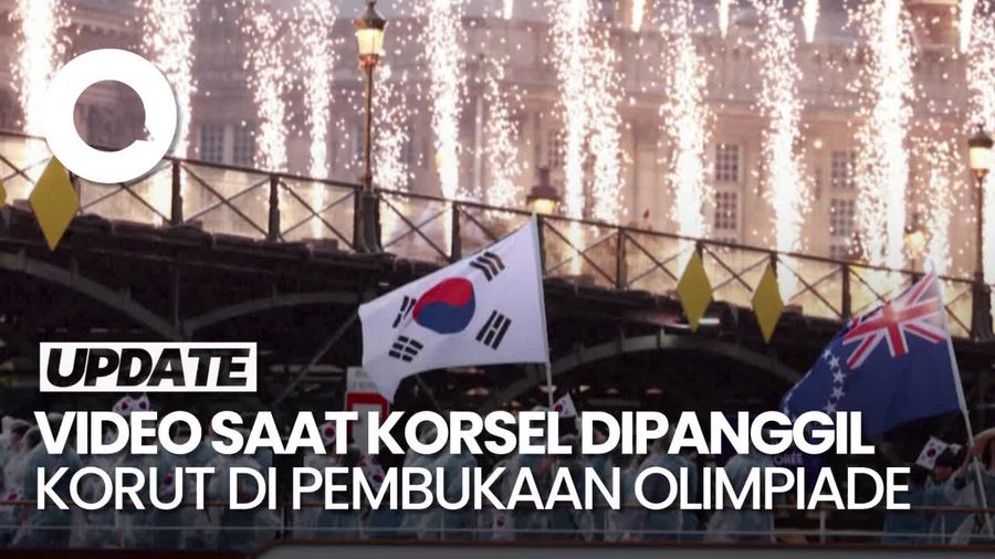 Lihat Lagi Momen Korsel Dipanggil Korut di Pembukaan Olimpiade Paris