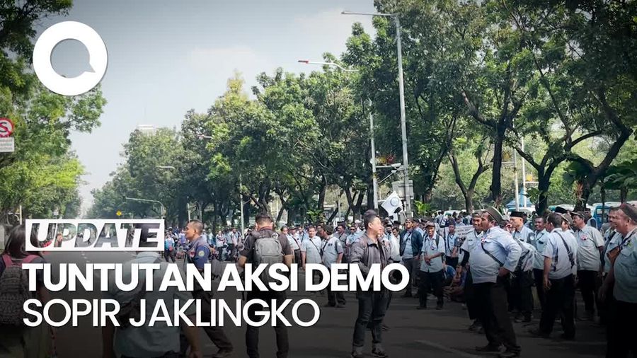Demo di Balkot, Sopir JakLingko Tuntut Pemerataan Kuota