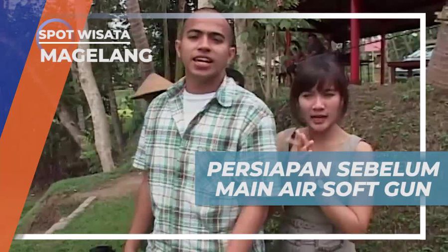 Membagi Tim Untuk Ketangkasan Bermain Air Soft Gun di Magelang