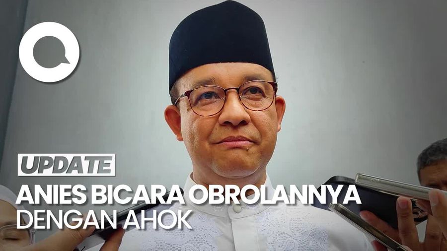 Anies soal Obrolannya dengan Ahok: Sebagai Teman, Tak Bahas Politik