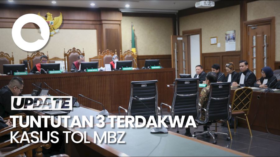 3 Terdakwa Kasus Korupsi Tol MBZ Divonis 3-4 Tahun Penjara