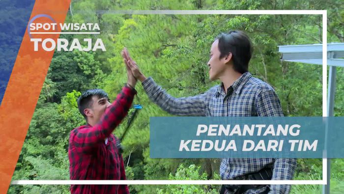 Uji Adrenalin Berayun Dengan Tarzan Swing Toraja