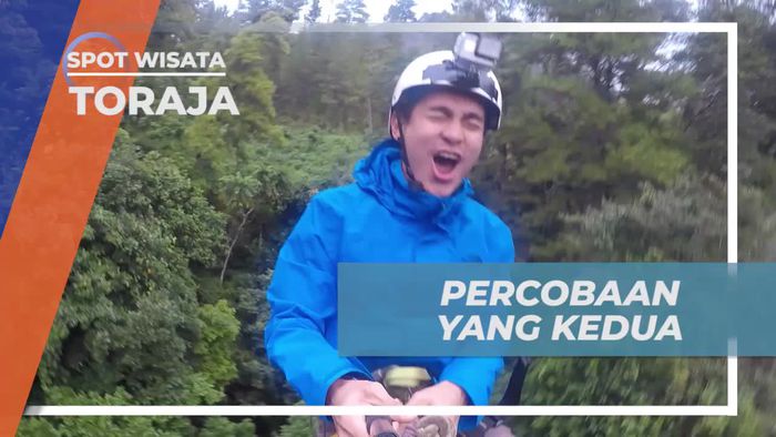 Percobaan Kedua Berayun Dengan Tarzan Swing, Toraja 