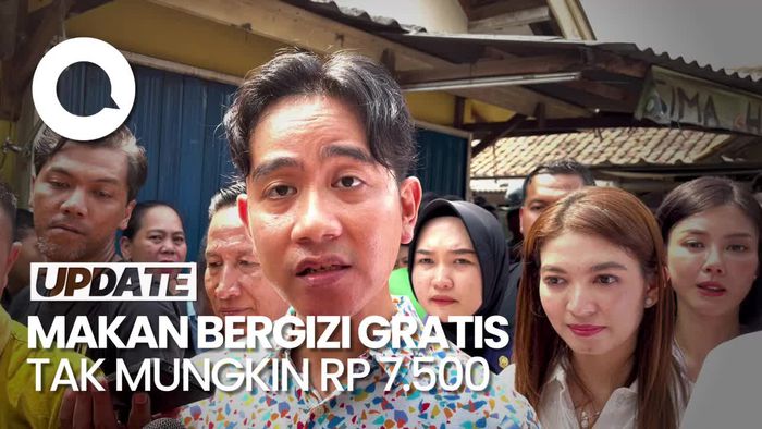 Gibran Pastikan Makan Bergizi Gratis Bukan Rp 7.500: Dapat Apa?