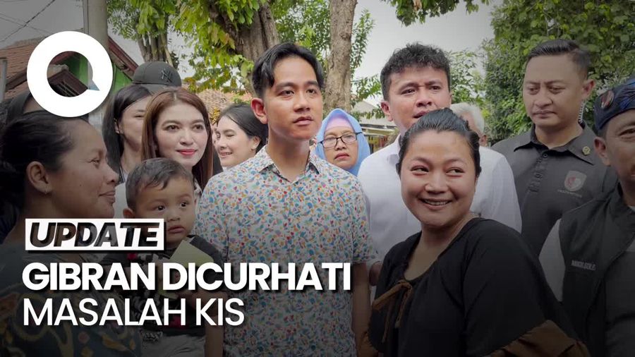 Blusukan ke Babakan, Gibran Dicurhati Masalah KIS-Bedah Rumah