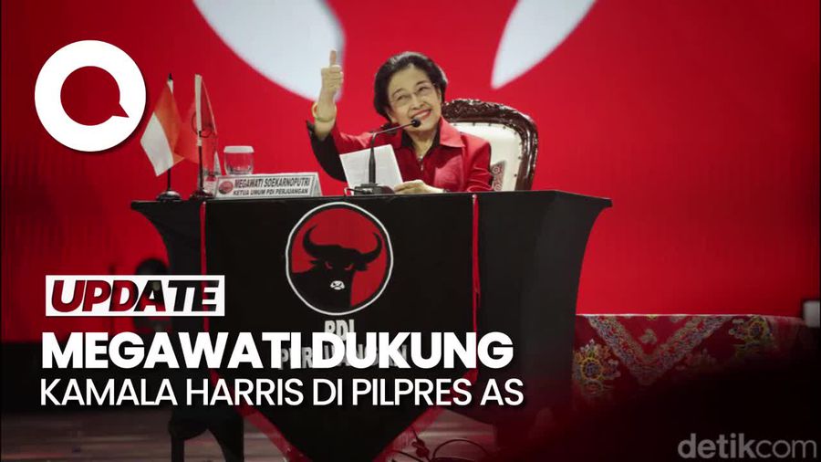 Megawati Dukung Kamala Harris Nyapres: Jadi Saya Nggak Kesepian