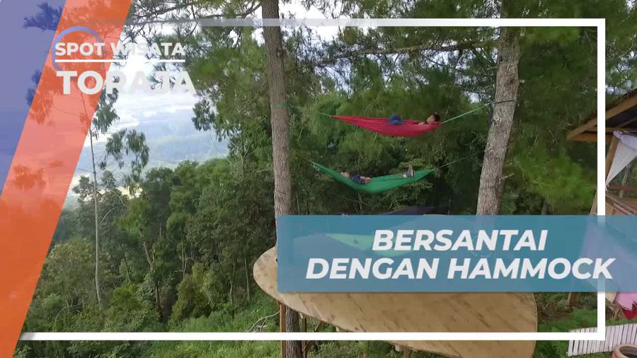 Bersantai Dengan Hammock Menikmati Keindahan Bukit Nato Lolai Toraja