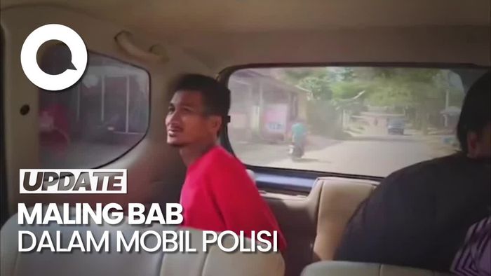 Momen Maling di Sulsel BAB Dalam Mobil, Polisi Sampai Tutup Hidung
