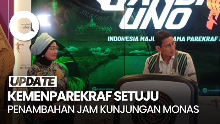 Kemenpareraf Setuju Jam Kunjungan Monas Diperpanjang