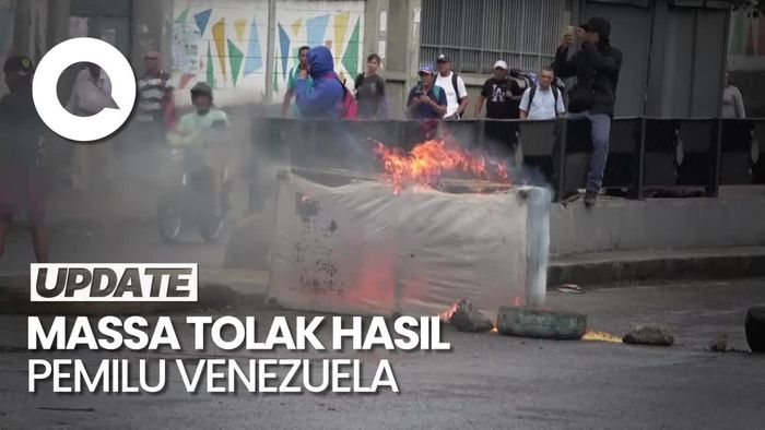 Venezuela Membara, Massa Ricuh Tolak Hasil Pemilu
