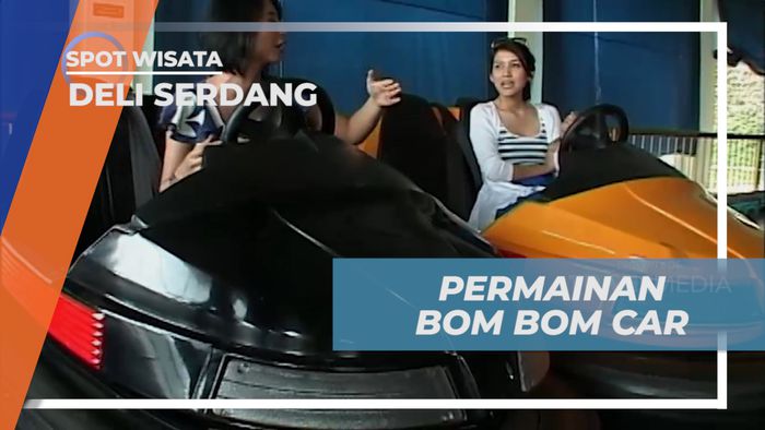 Menikmati Serunya Saling Tabrak Bermain Bom Bom Car, Deli Serdang