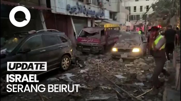 Israel Balas Serang Beirut, Incar Komandan Hizbullah