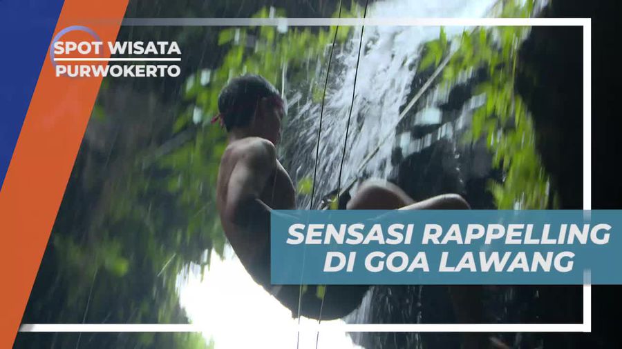 Memacu Adrenalin Rappeling di Goa Lawang Purwokerto