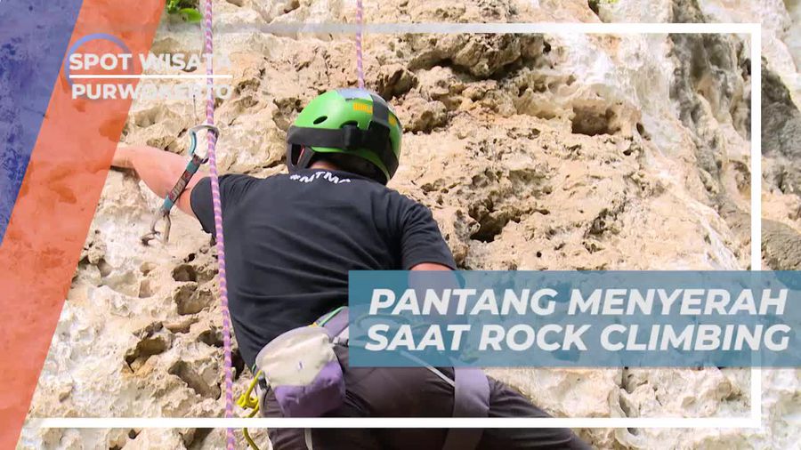 Pantang Menyerah Saat Gagal Rock Climbing Tebing Putih Purwokerto