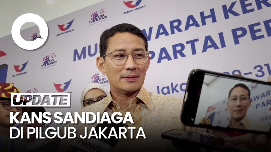 Sandi soal Peluang Maju di Pilgub Jakarta: Tergantung Pimpinan Partai