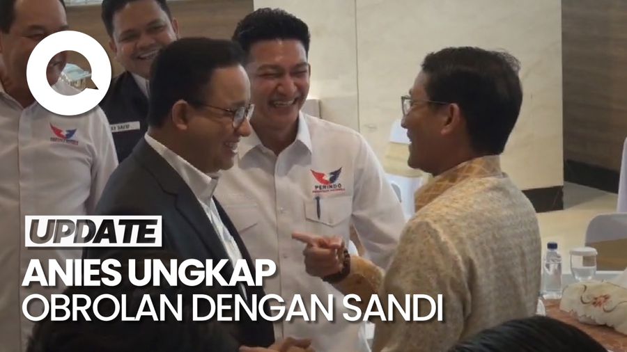 Anies-Sandi Bincang Hangat di Mukernas Perindo, Ini yang Dibahas