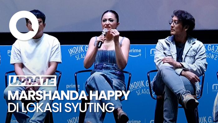Cara Marshanda Bangun Mood di Lokasi Syuting