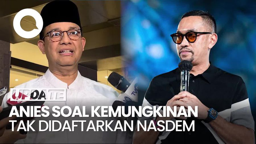 Anies Respons Ucapan Sahroni soal Kemungkinan Tak Didaftarkan NasDem