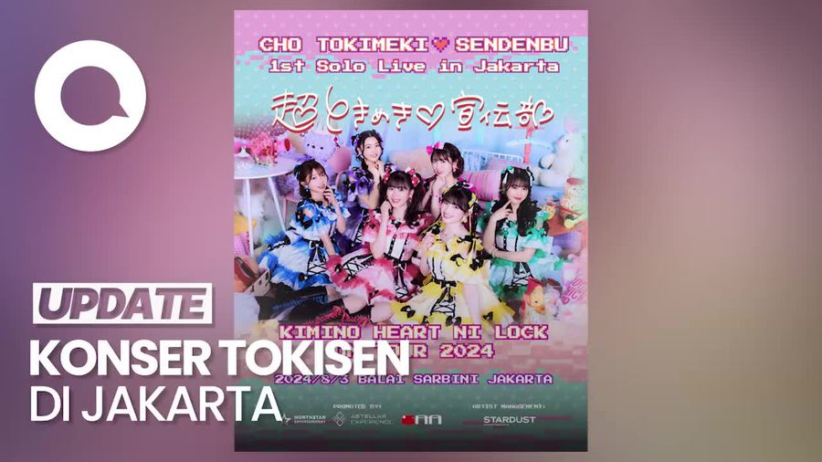 Antusiasnya Cho Tokimeki Sendenbu TOKISEN Bakal Manggung di Jakarta