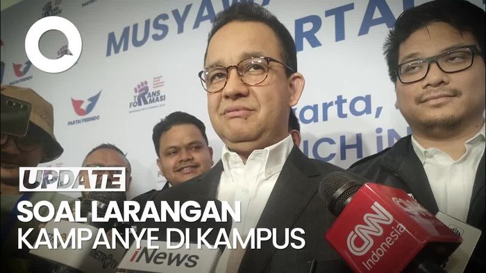 Mahasiswa UI Minta Larangan Kampanye di Kampus Dihapus, Anies Bilang Begini