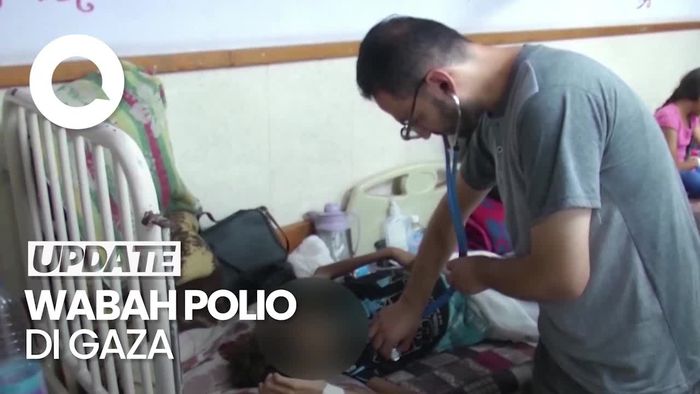 Kemenkes Umumkan Wabah Polio Merebak di Jalur Gaza