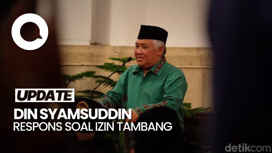 Din Syamsuddin Tak Sepakat dengan Keputusan Muhammadiyah Kelola Tambang