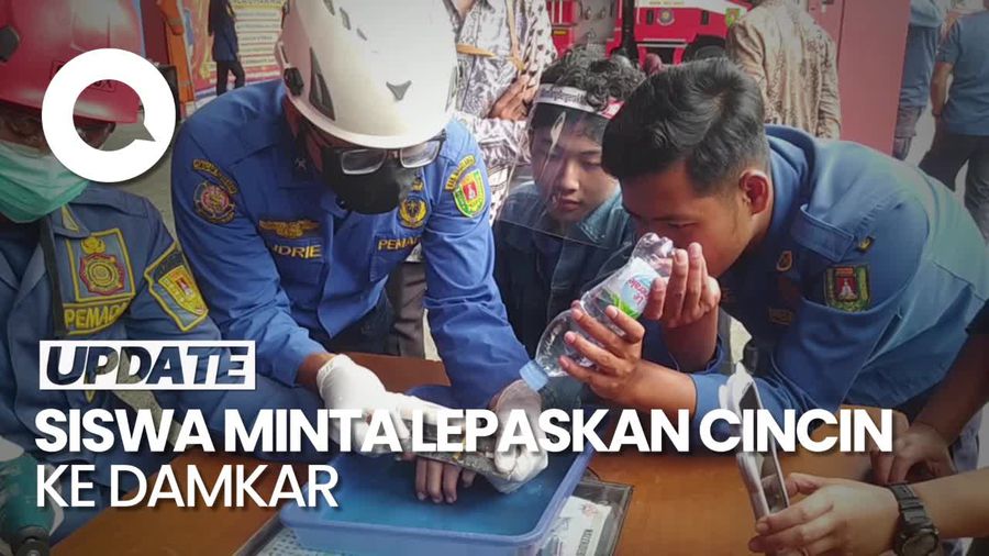 Jari Bengkak Gegara Cincin Sempit, Siswa di Magelang Sambangi Damkar