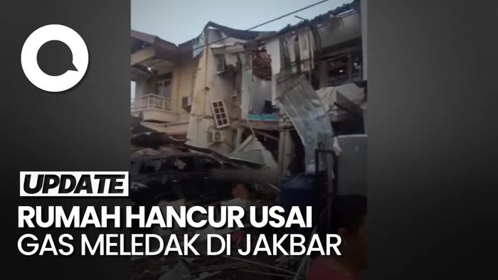 Penampakan 2 Rumah Hancur-10 Rusak Buntut Tabung Gas 12 Kg Meledak di Jakbar