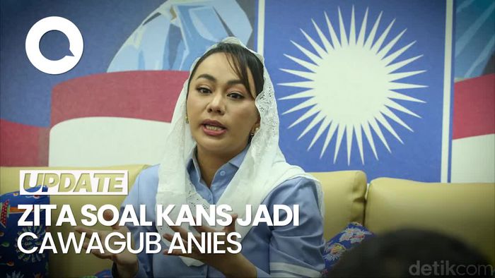 Zita Anjani soal Kans Jadi Cawagub Anies: Yang Tentukan Pimpinan