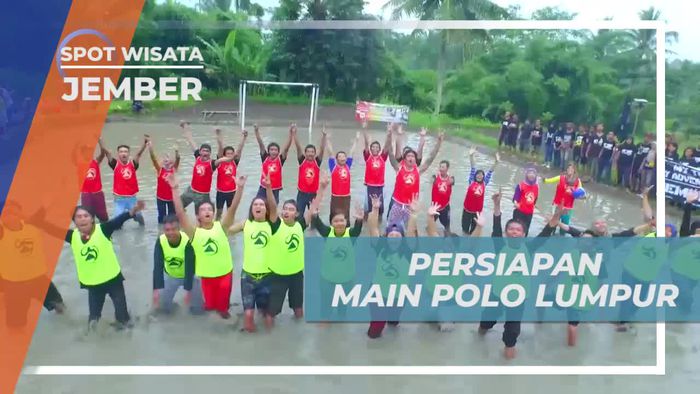 Persiapan Bermain Polo Lumpur di Ledokombo Jember