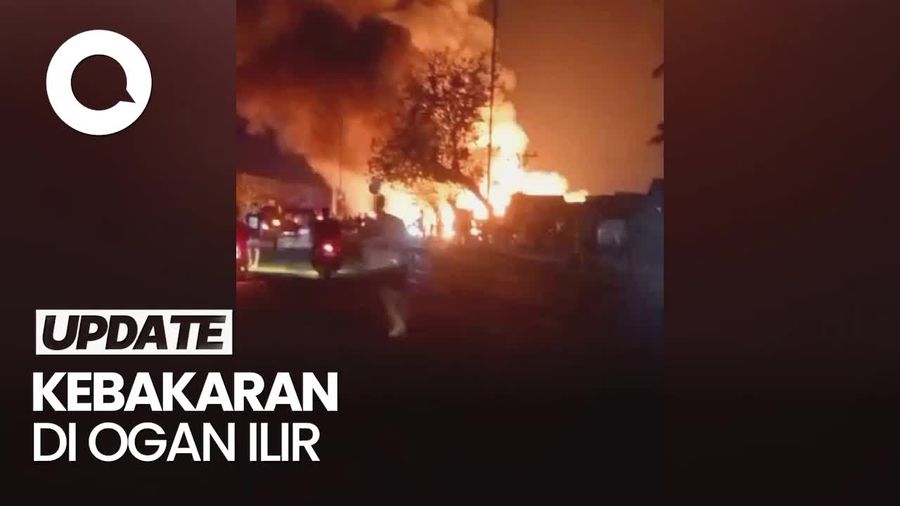 Penampakan Puluhan Rumah di Ogan Ilir Ludes Terbakar Imbas Korsleting Listrik