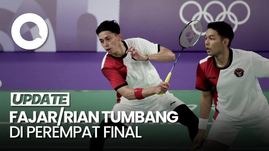 Fajar/Rian Kandas di Perempat Final Bulutangkis Olimpiade 2024