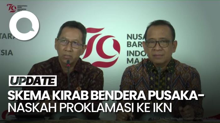 Bendera Pusaka dan Naskah Proklamasi Akan Dikirab ke IKN 10 Agustus