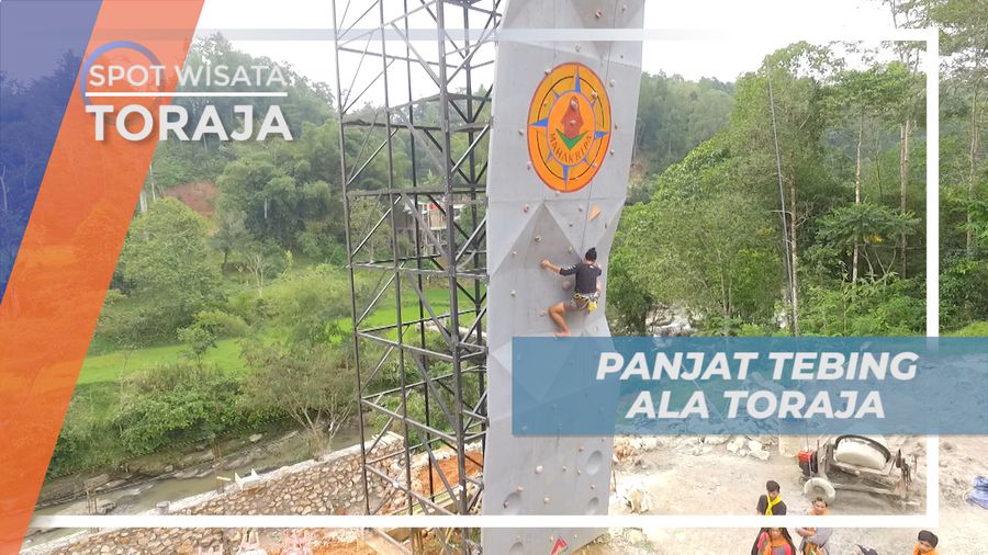 Mencoba Keunikan Wall Climbing Ala MAPALA Toraja