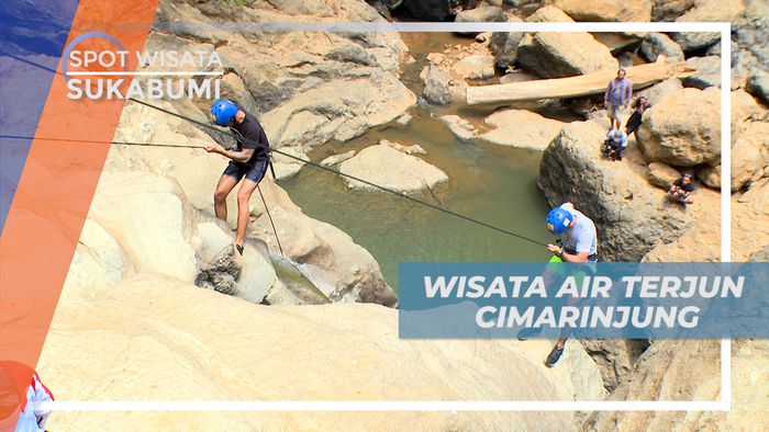 Berpetualang Mengeksplor Keeksotisan Air Terjun Cimarinjung, Sukabumi