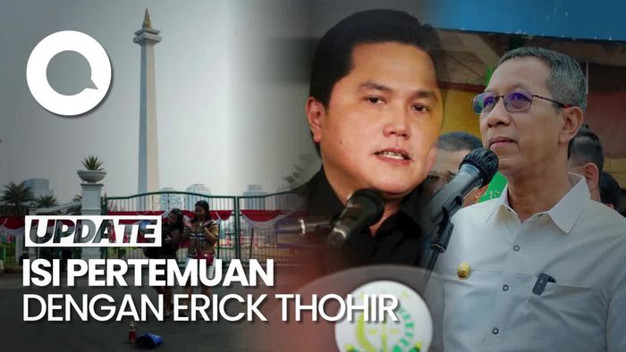 Heru Budi Bertemu Erick Thohir Bahas Tata Ruang Monas dan Sekitarnya