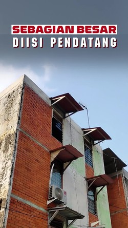 Kondisi Rusun Tanah Abang, 40 Tahun Lebih Berdiri