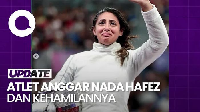 Atlet Anggar Nada Hafez Bertanding saat Hamil 7 Bulan di Olimpiade