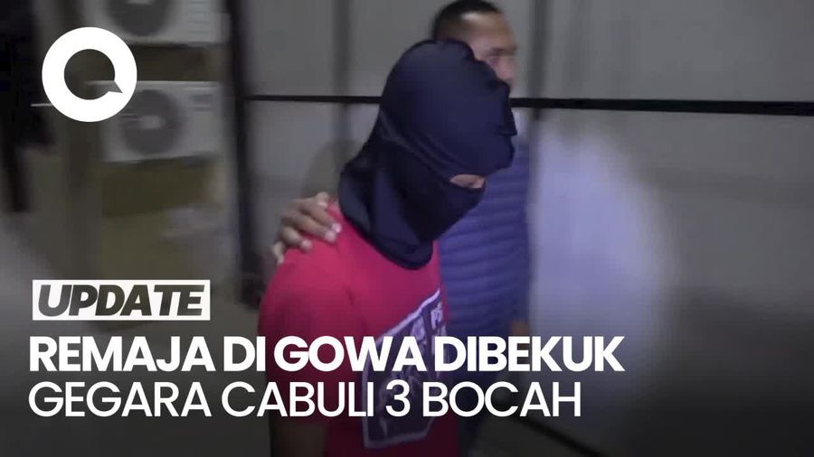 Remaja 15 Tahun di Gowa Dibekuk Seusai Cabuli 3 Bocah Tetangganya